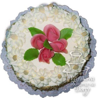 Dětské narozeninové dorty – dort batul mandlový d08