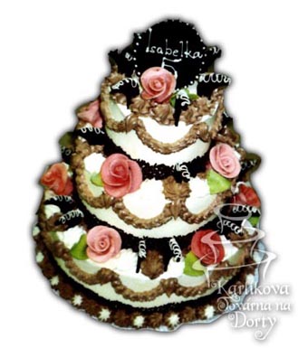 Dětské narozeninové dorty – dort Isabela d15