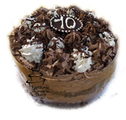 Šlehačkové dorty – dort harlekýn dvojitý w10