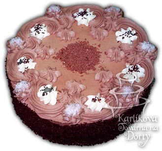 Máslové dorty – dort čokoládový m05