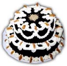 Máslové dorty – dort patrový vlašský ořech m14