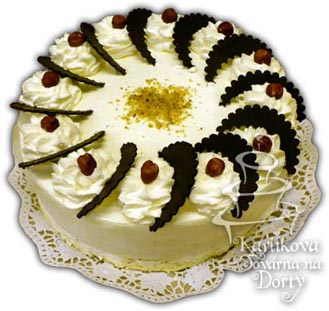 Šlehačkové dorty – dort jadran s čokoobloučky w07