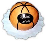 Sportovní dorty – dort míč basket y17