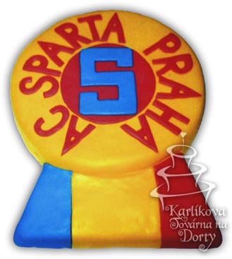 Sportovní dorty – dort Sparta y14