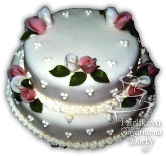Svatební dorty – patrový dort s24